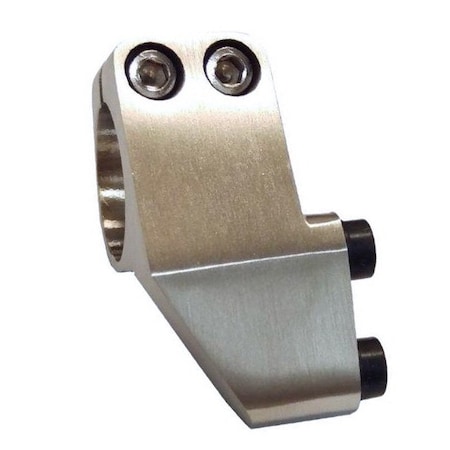 Orca Hardware Stop for Round Track Top Mount Hanger, Left, SS Stainless Steel Finish RDTML-STOP-SS